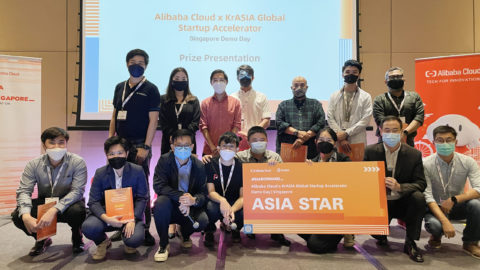 ConcreteAI was the Asia Star of the Alibaba Cloud x KrASIA Global Startup Accelerator Singapore Demo Day held on June 3, 2022. Photo by KrASIA.