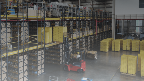A loading area in a Shein warehouse. Photo courtesy of Shein.