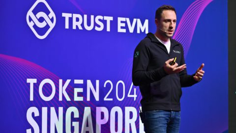 Talos co-founder & CEO Anton Katz at TOKEN2049, which was held in in Singapore in September 2022.