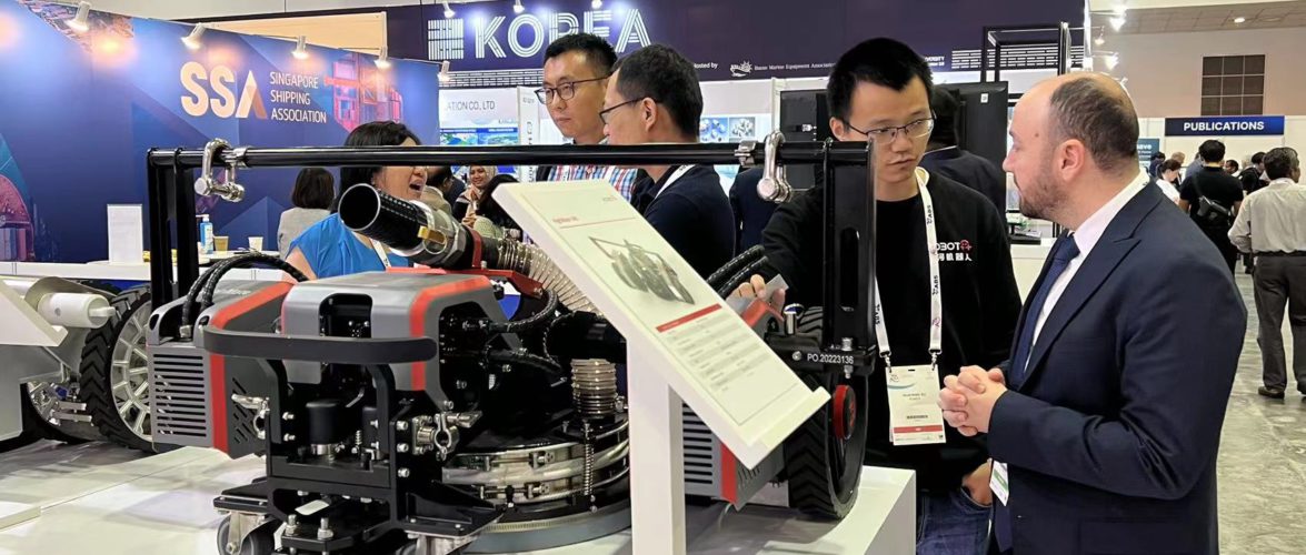 RobotPlusPlus to Showcase HighMate V40 Hydroblasting Robot at Sea Asia Event