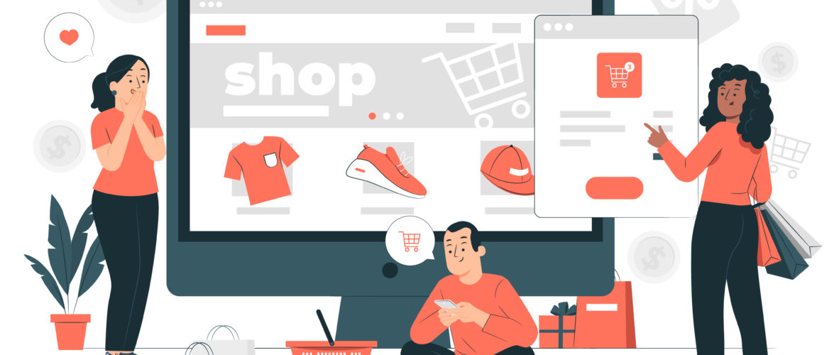 E-commerce. Graphic courtesy of Freepik.