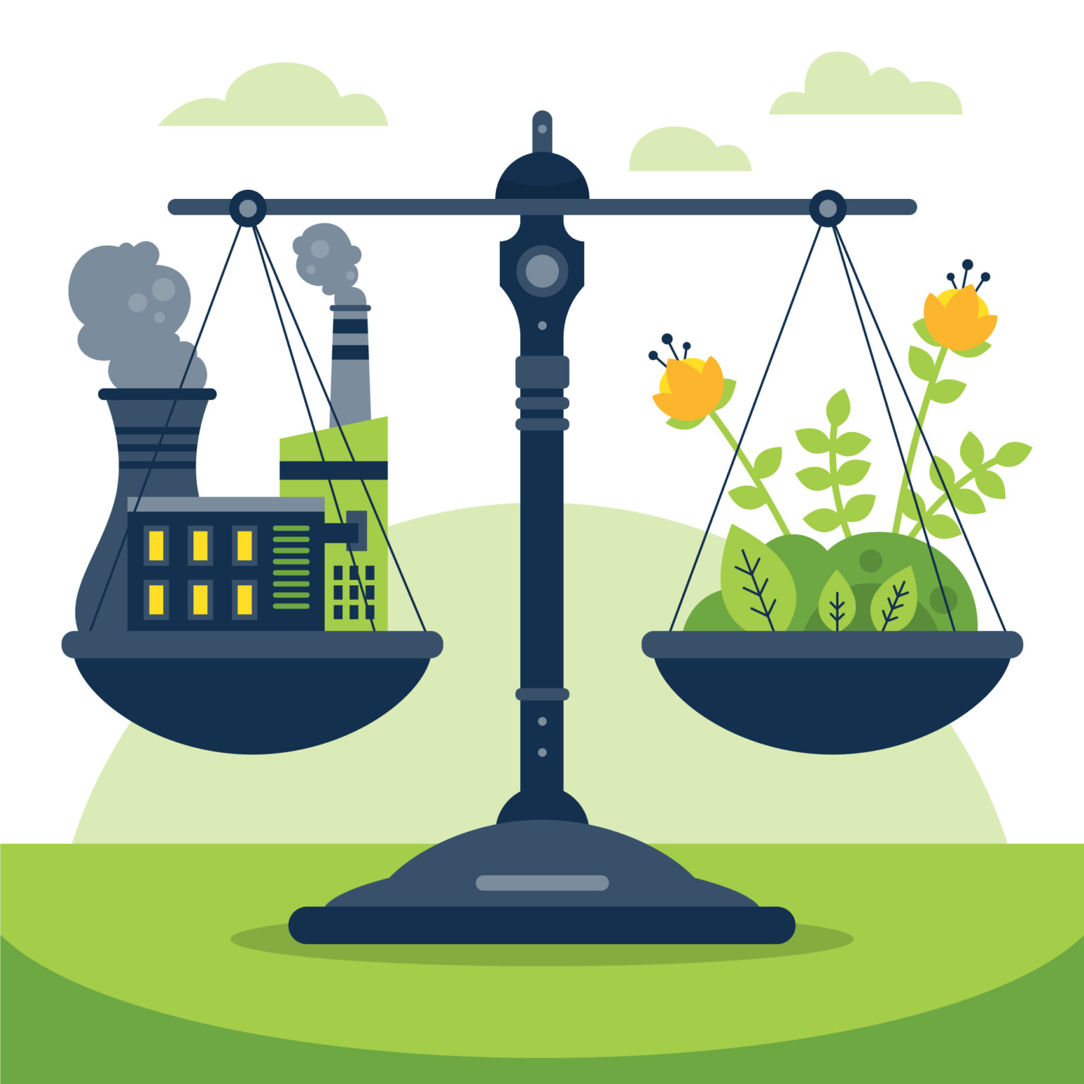Carbon exchange. Graphic courtesy of Freepik.