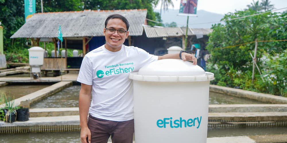 Picture of eFishery co-founder and CEO Gibran Huzaifah.