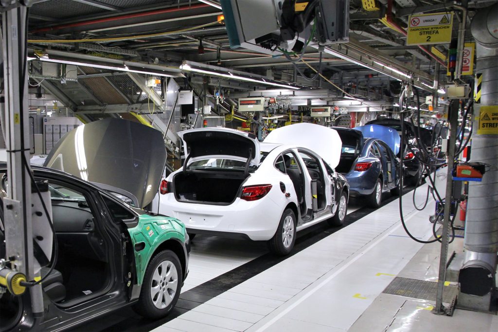 Photo of an automotive manufacturing facility.