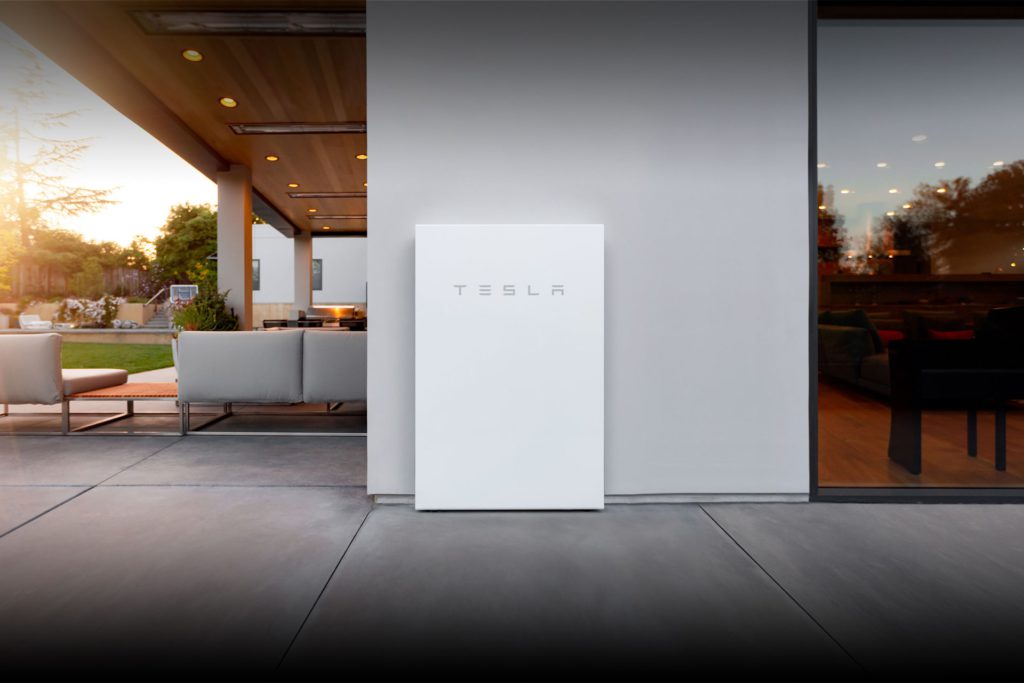 Image of the Tesla Powerwall.