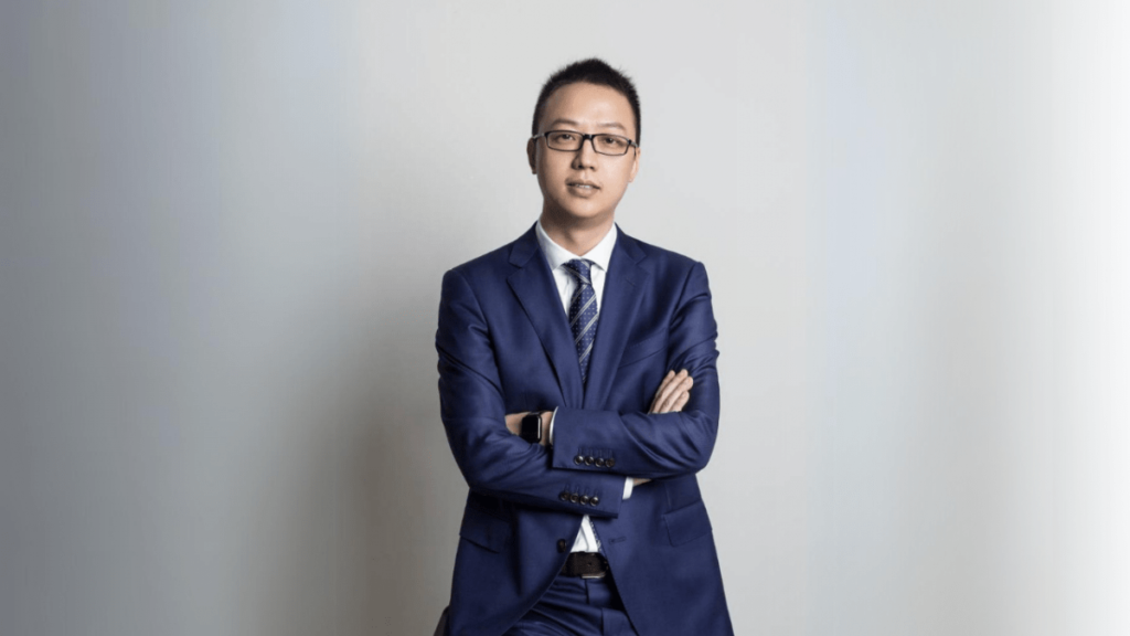 Photo of Eddie Wu, director and CEO of Alibaba Group, and chairman of Taobao Tmall Commerce Group (Taotian Group).