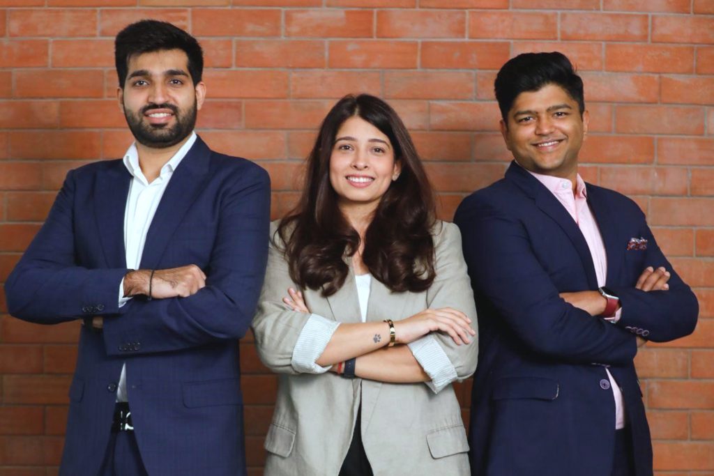 Photo of Pikndel’s co-founders. From left to right: Siddharth Batra, Tullika Batra, and Teja Vadlamani.