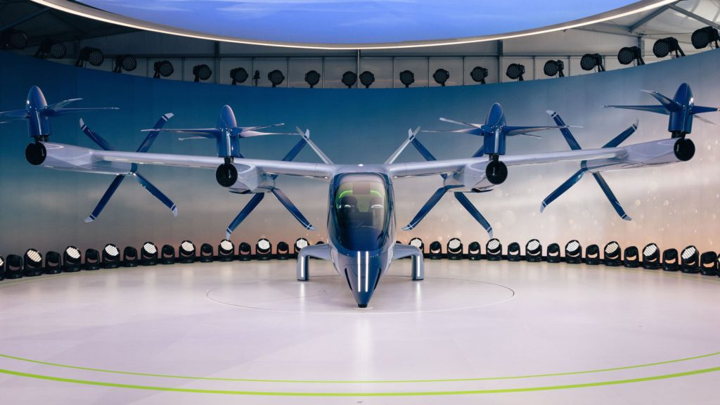 Image of the S-A2 eVTOL concept vehicle.