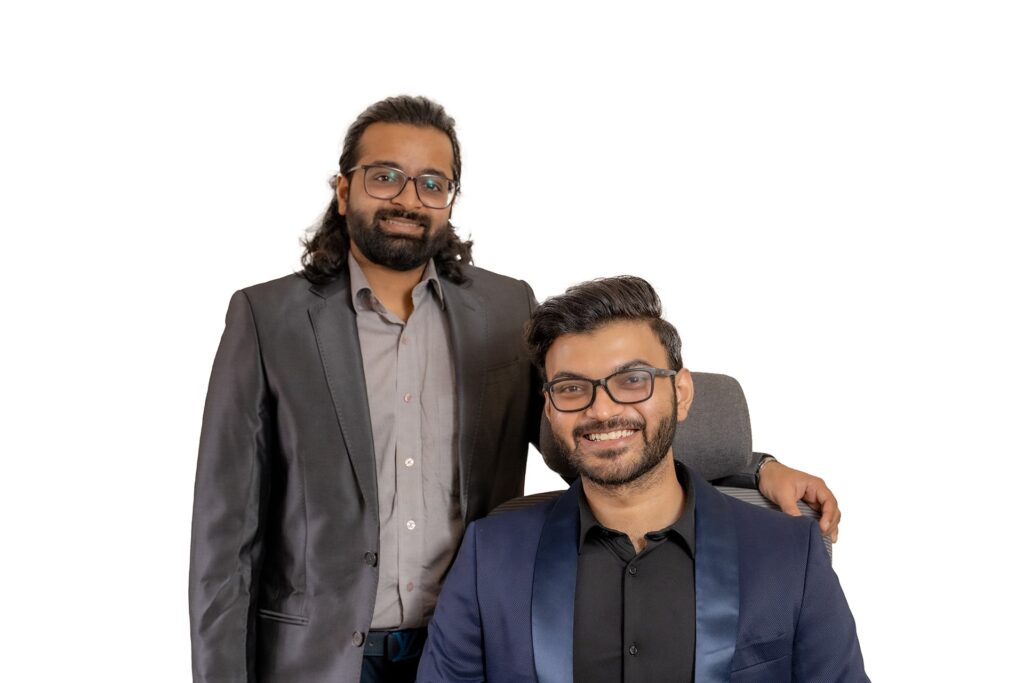 Image of Nishant Gupta (left) and Palash Pandey, the co-founders of Renaura Wellness.