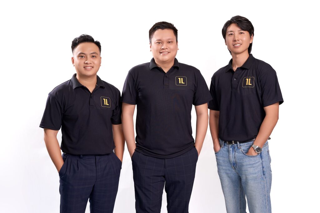 Photo of 1Long’s co-founders. From left to right: Hoang Nguyen (COO), Michael Do (CEO), and Joshua Hong (CBO).