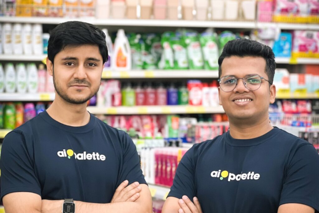 Photo of Himanshu Upreti (left) and Somsubhra GanChoudhuri, co-founders of Ai Palette.