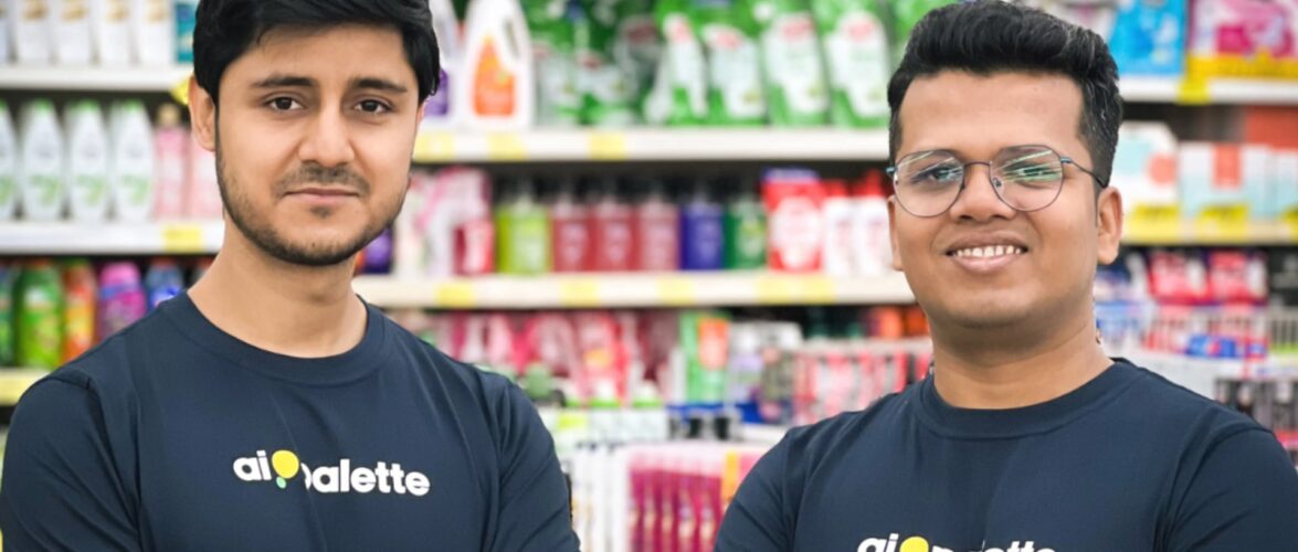Photo of Himanshu Upreti (left) and Somsubhra GanChoudhuri, co-founders of Ai Palette. Photo from KrASIA’s archive.