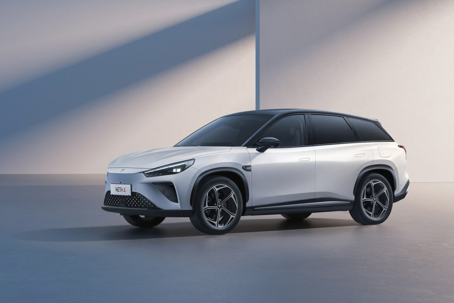 Promotional image of the Neta L electric vehicle, produced by Hozon Auto. Image courtesy of Hozon Auto.