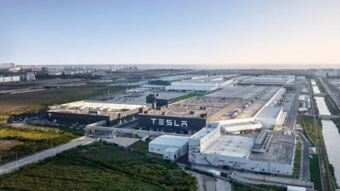Photo of Tesla’s Gigafactory facility in Shanghai, China. Photo courtesy of Tesla.