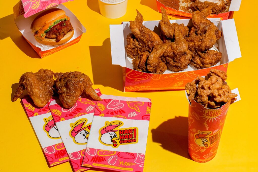 Promotional image of Har Har Chicken’s products.