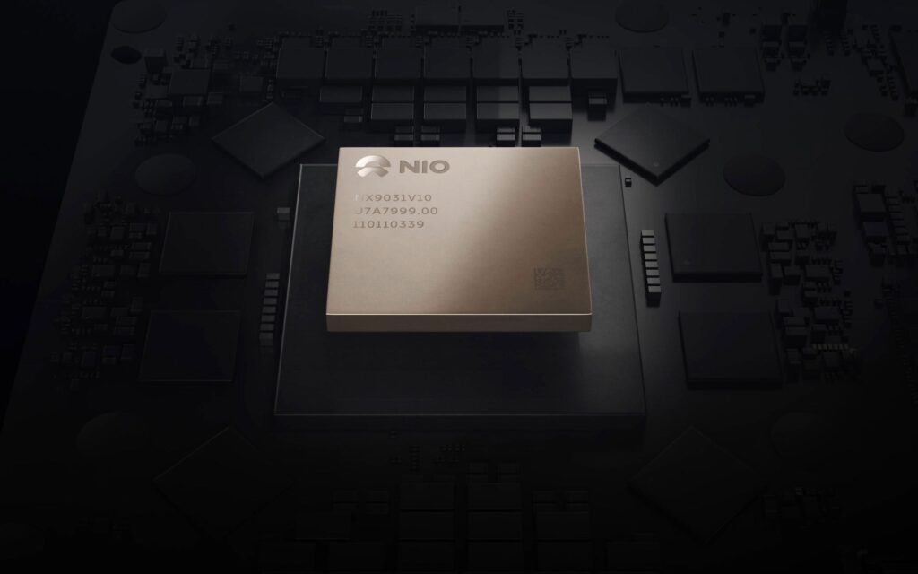 Image of Nio’s Shenji NX9031 chip.