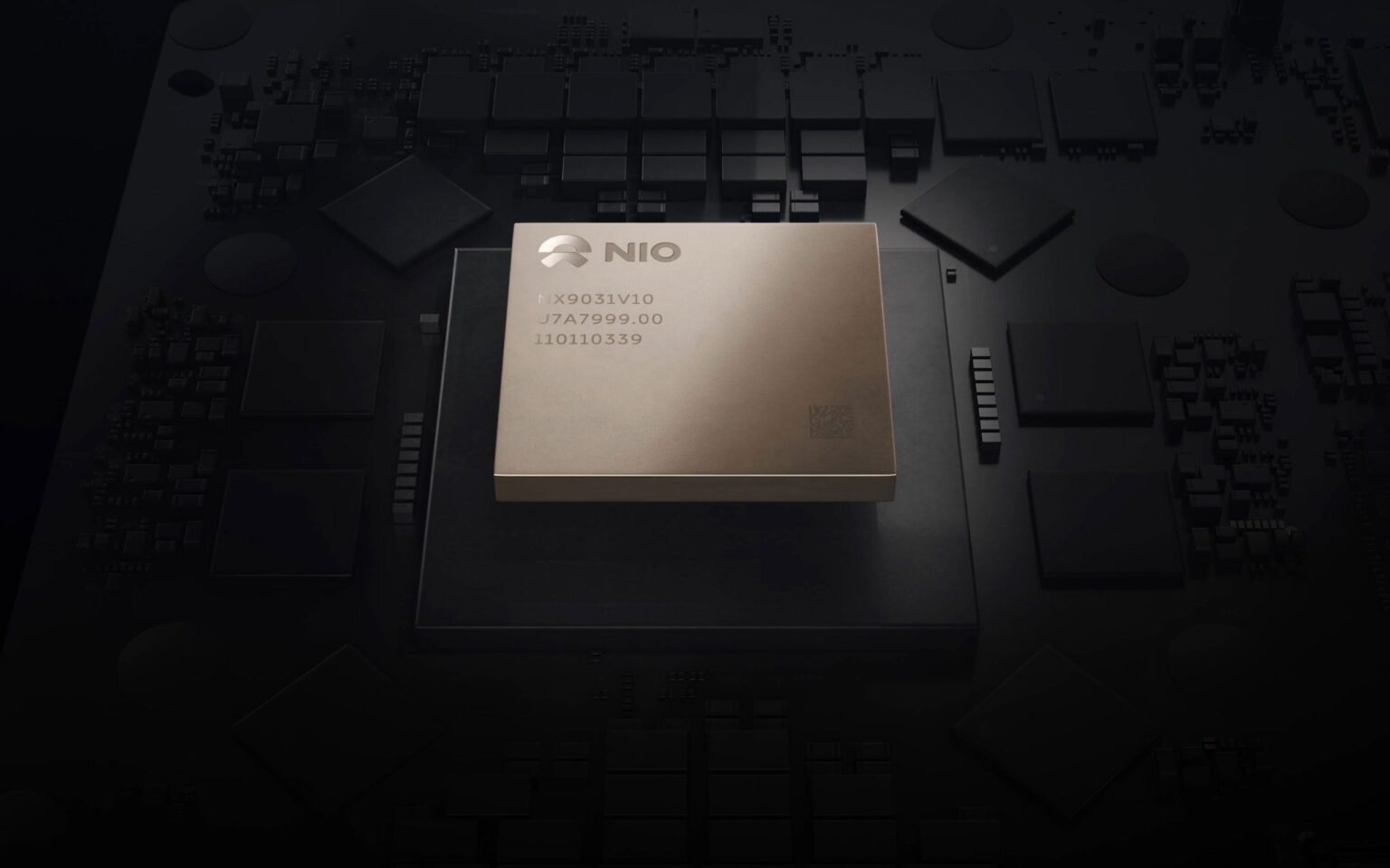 Image of Nio’s Shenji NX9031 chip. Image source: Nio.