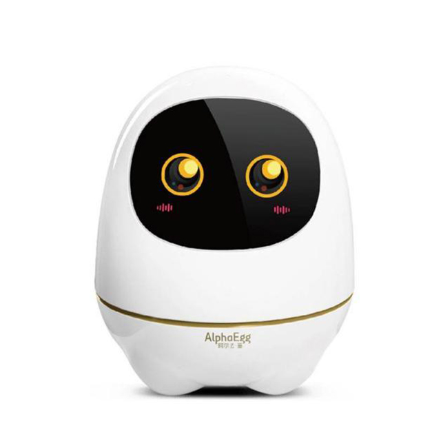 Image of the Alpha Egg smart robot developed by Toycloud.