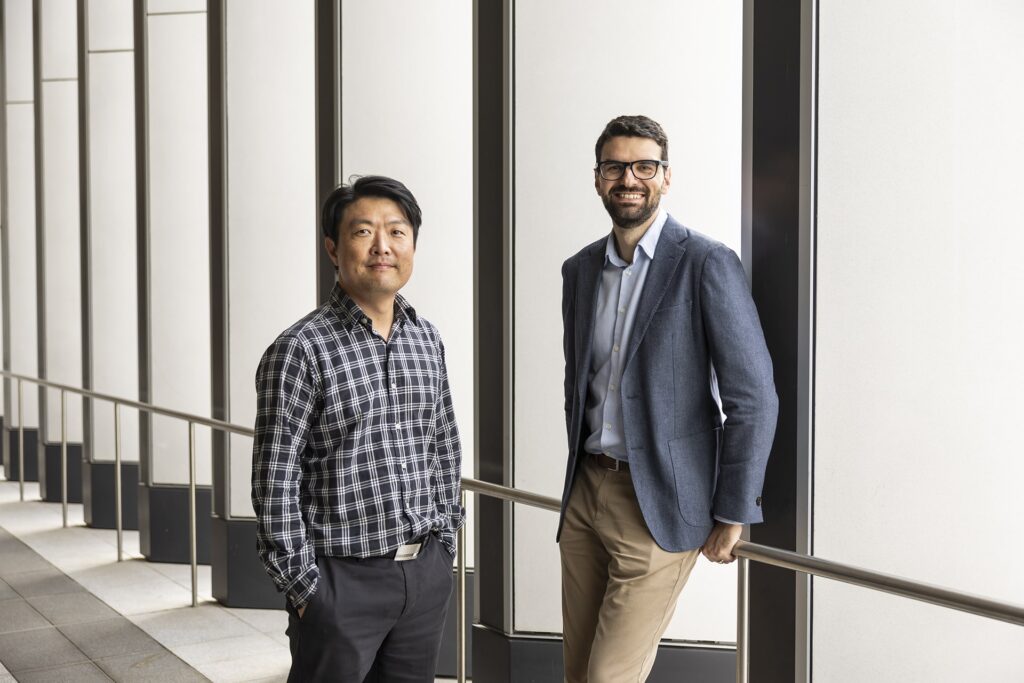 Photo of Shawn Kook (left) and Goran Bozic, co-founders of DeCarice.