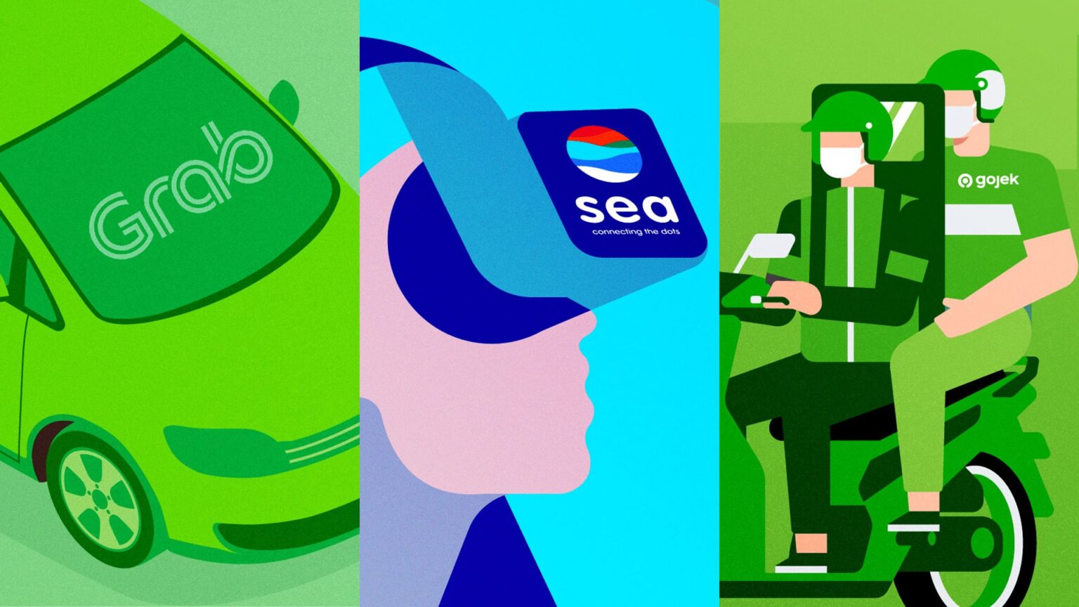 ASEAN tech stars Grab, GoTo, and Sea fight to retain market sparkle