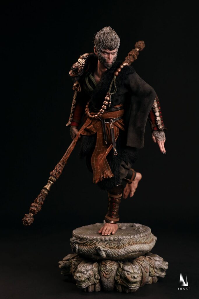 Image of the Black Myth: Wukong figure, crafted by Shouchuan C&C’s INART brand in partnership with Game Science, the game’s creator.