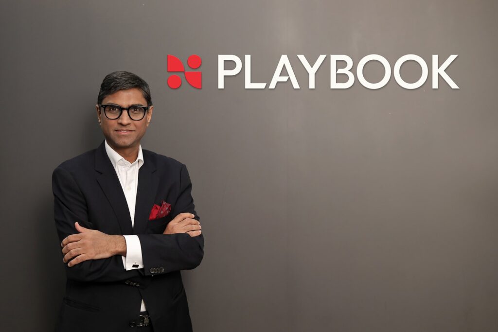 企業網站 Playbook Capital 短片人兼執行合夥人 Vikas Choudhury 的照片。