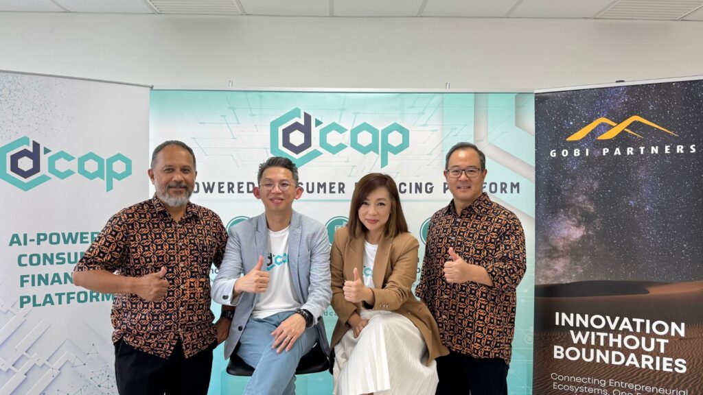 From left to right: Jamaludin Bujang, Wilson Kok, Sonia Ng, and Thomas Tsao. Bujang and Tsao manage Gobi Partners while Kok and Ng are the co-founders of DCAP.