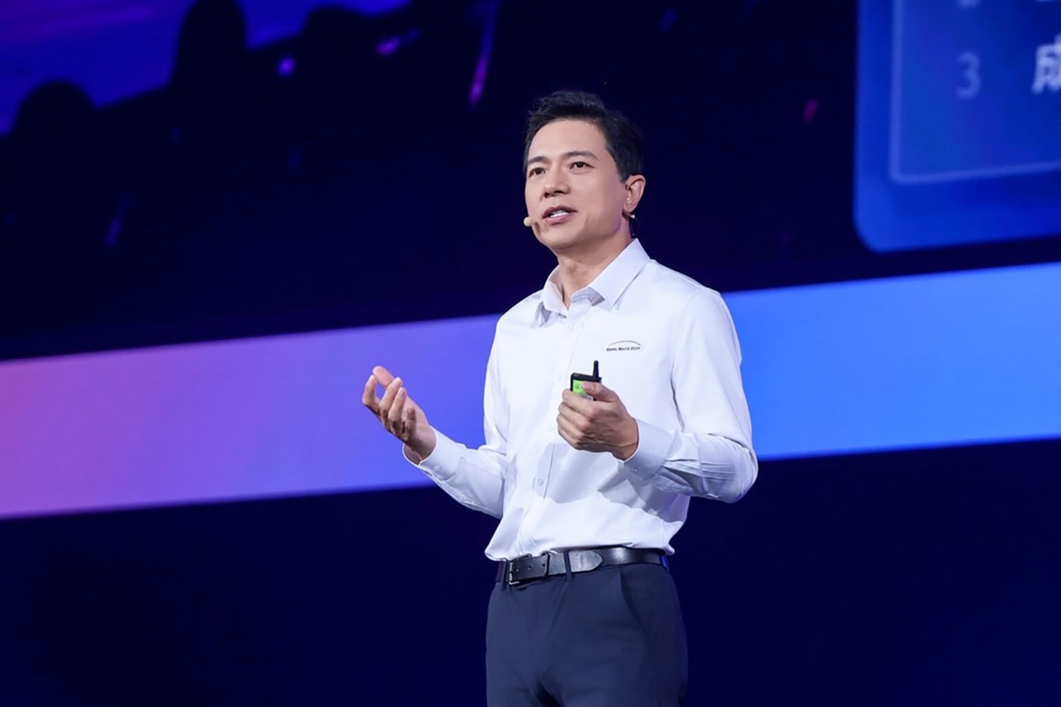Photo of Robin Li, co-founder and CEO of Baidu.