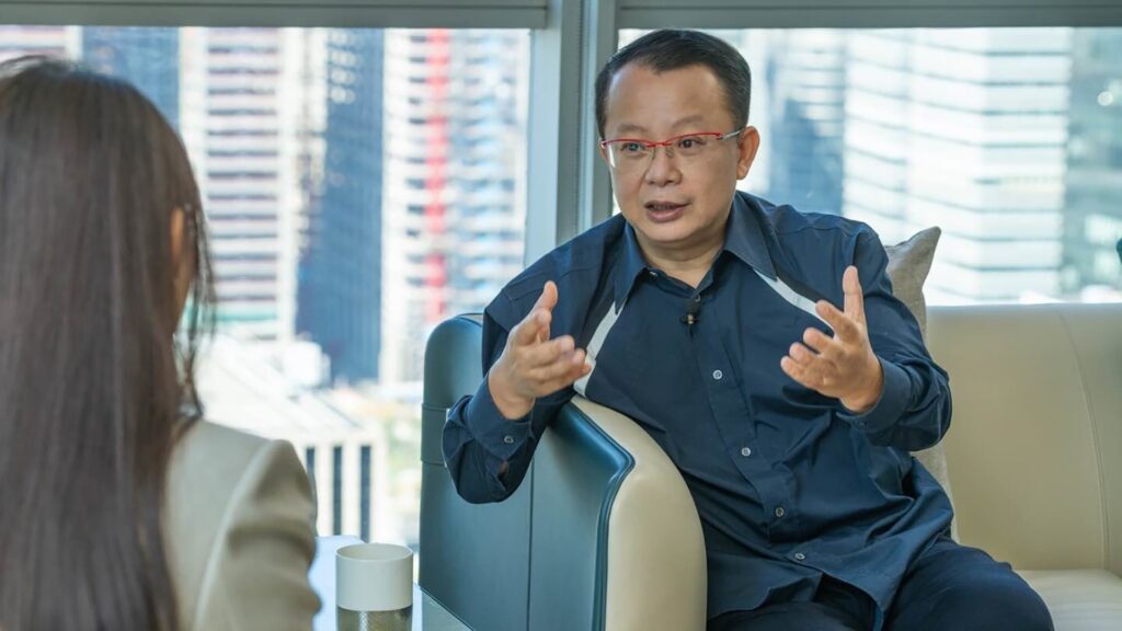 Photo of Song Xiangqian, founder of Harvest Capital.