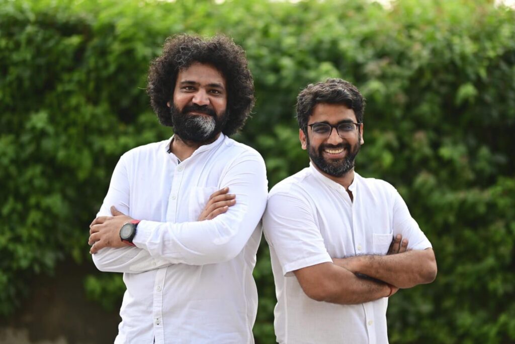 Photo of Piyush Wadhwani (left) and Jitendra Sharma, co-founders of HairOriginals.