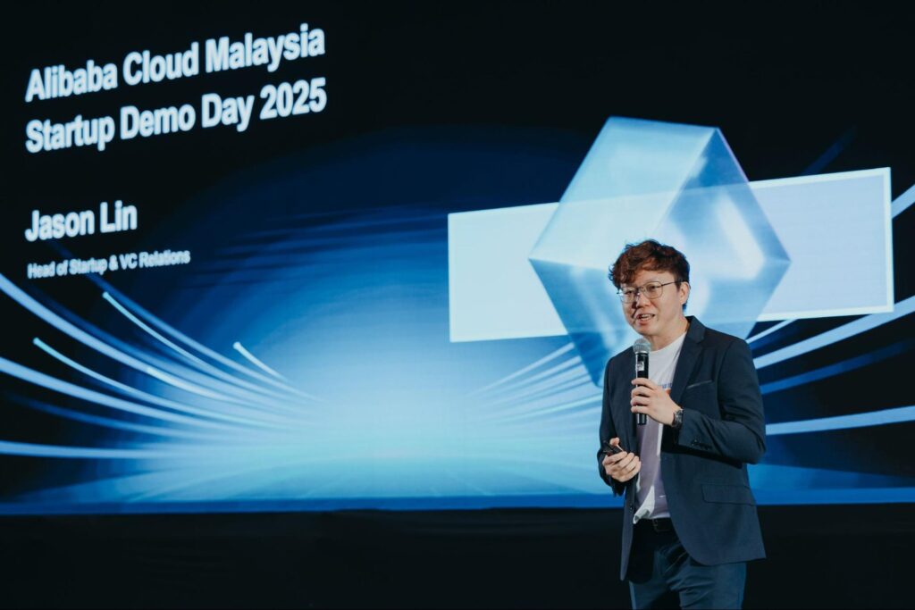 Photo of Jason Lin, head of startup and venture capital relations at Alibaba Cloud.