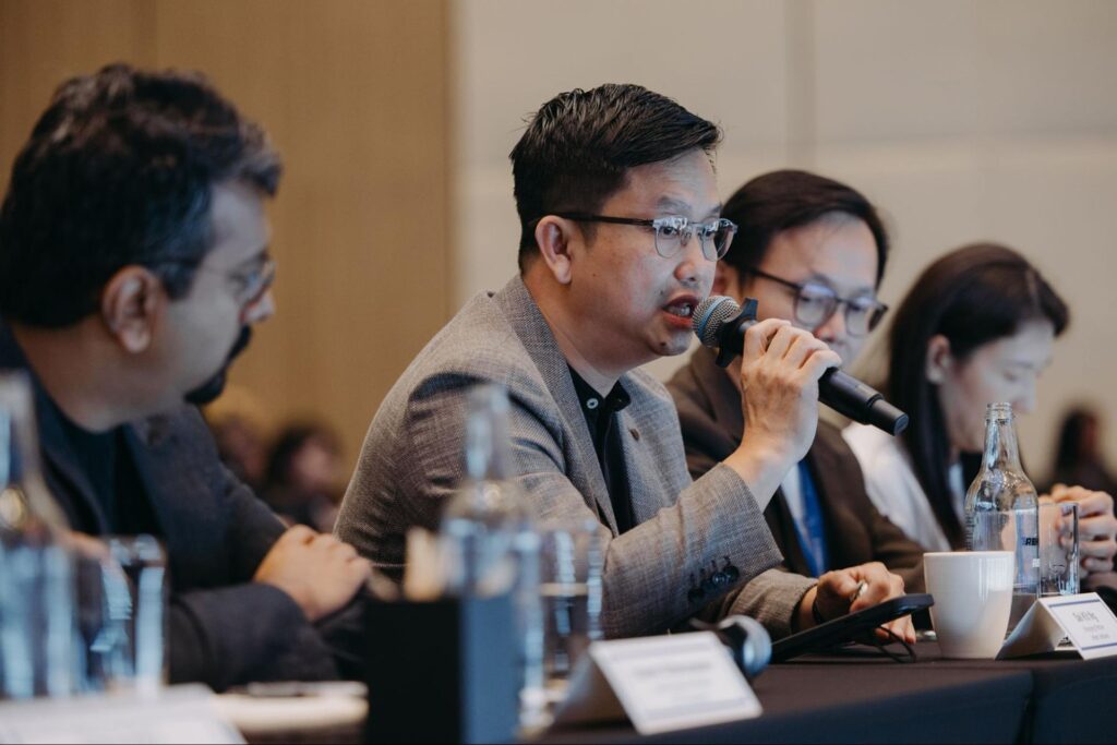 Photo of Sai Kit Ng, managing partner of Artem Ventures, speaking at the Alibaba Cloud Malaysia Startup Demo Day held on February 27.