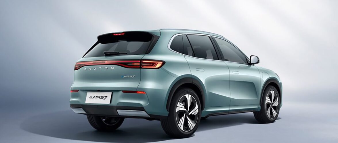 Image of Proton's E.Mas 7 electric vehicle. Image courtesy of Proton.