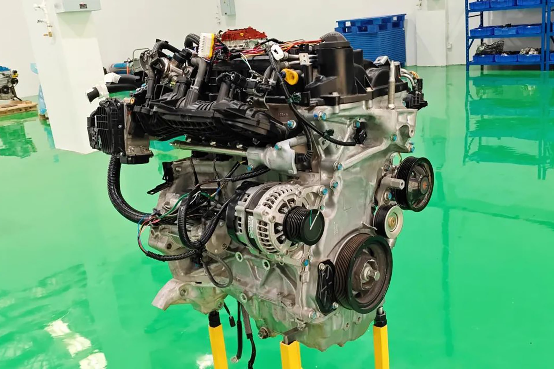 Photo of Falcon Aviation’s G150 aircraft engine.