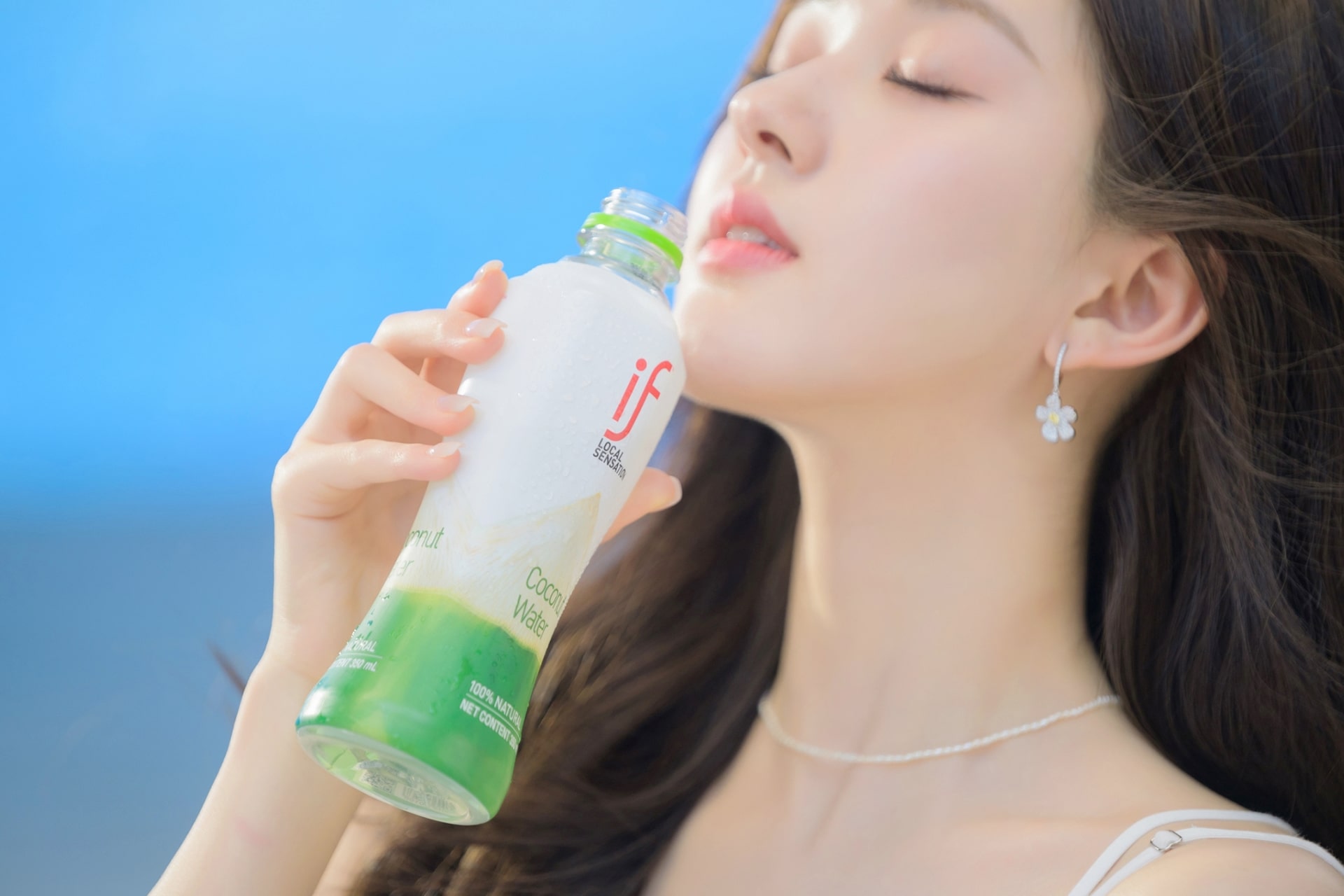 Chinese actress and singer Zhao Lusi, pictured as an IFBH brand ambassador in August 2023.