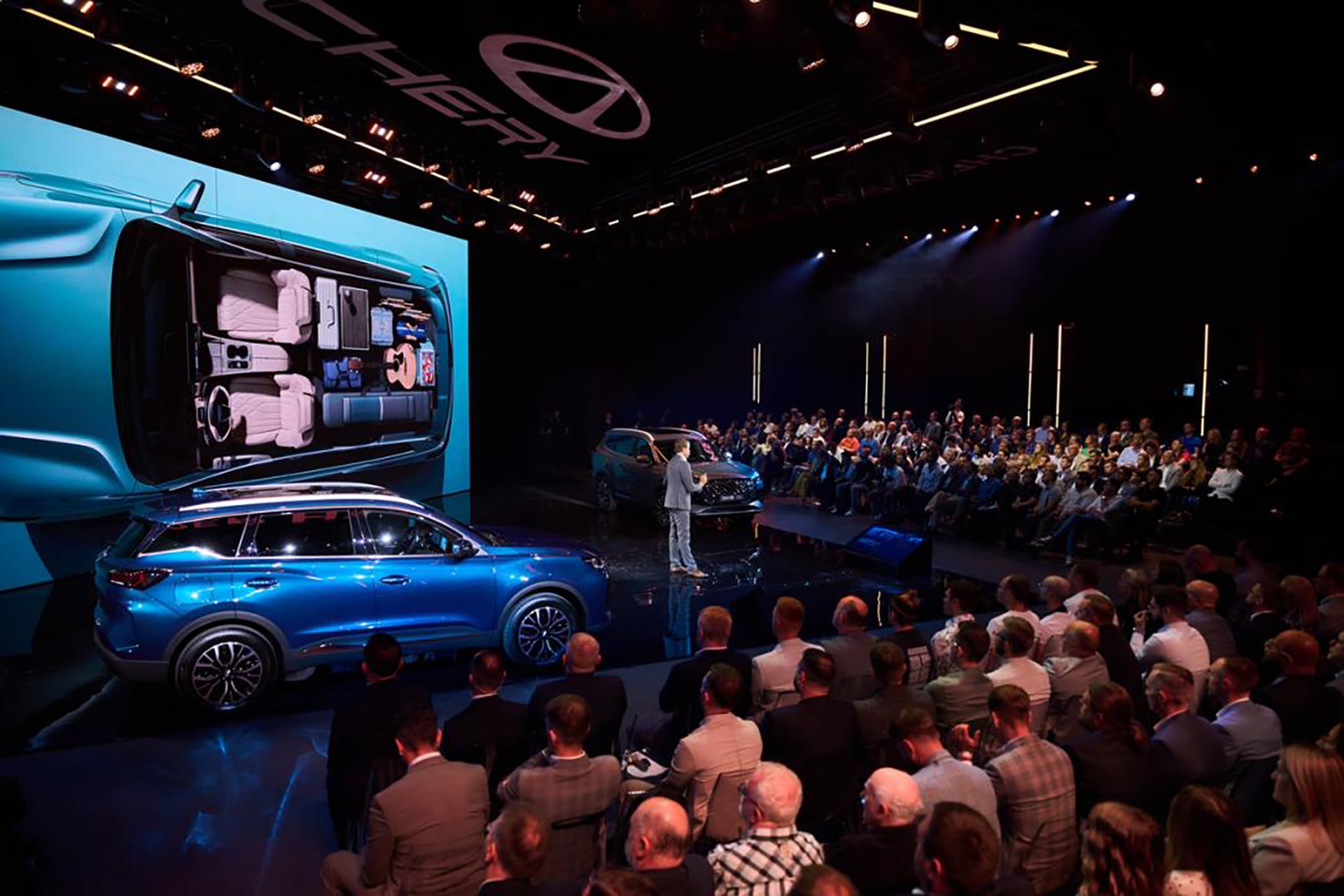 Photo from Chery’s brand and product launch event in Poland on June 30.