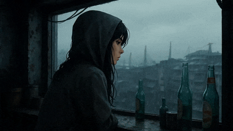 GIF showing the video generated by CrePal based on the provided character and scene inputs.