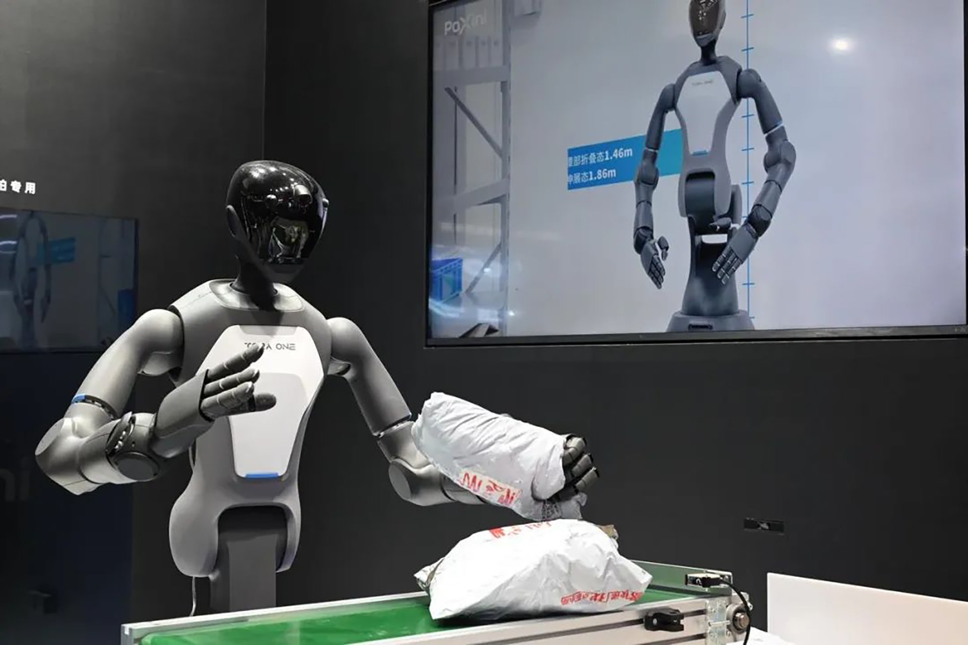Photo of PaXini’s Tora-One humanoid robot, demonstrated at the World Robot Conference (WRC) 2025.