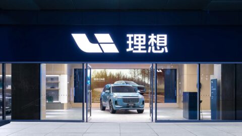 A Li Auto showroom. Photo from KrASIA's archive.