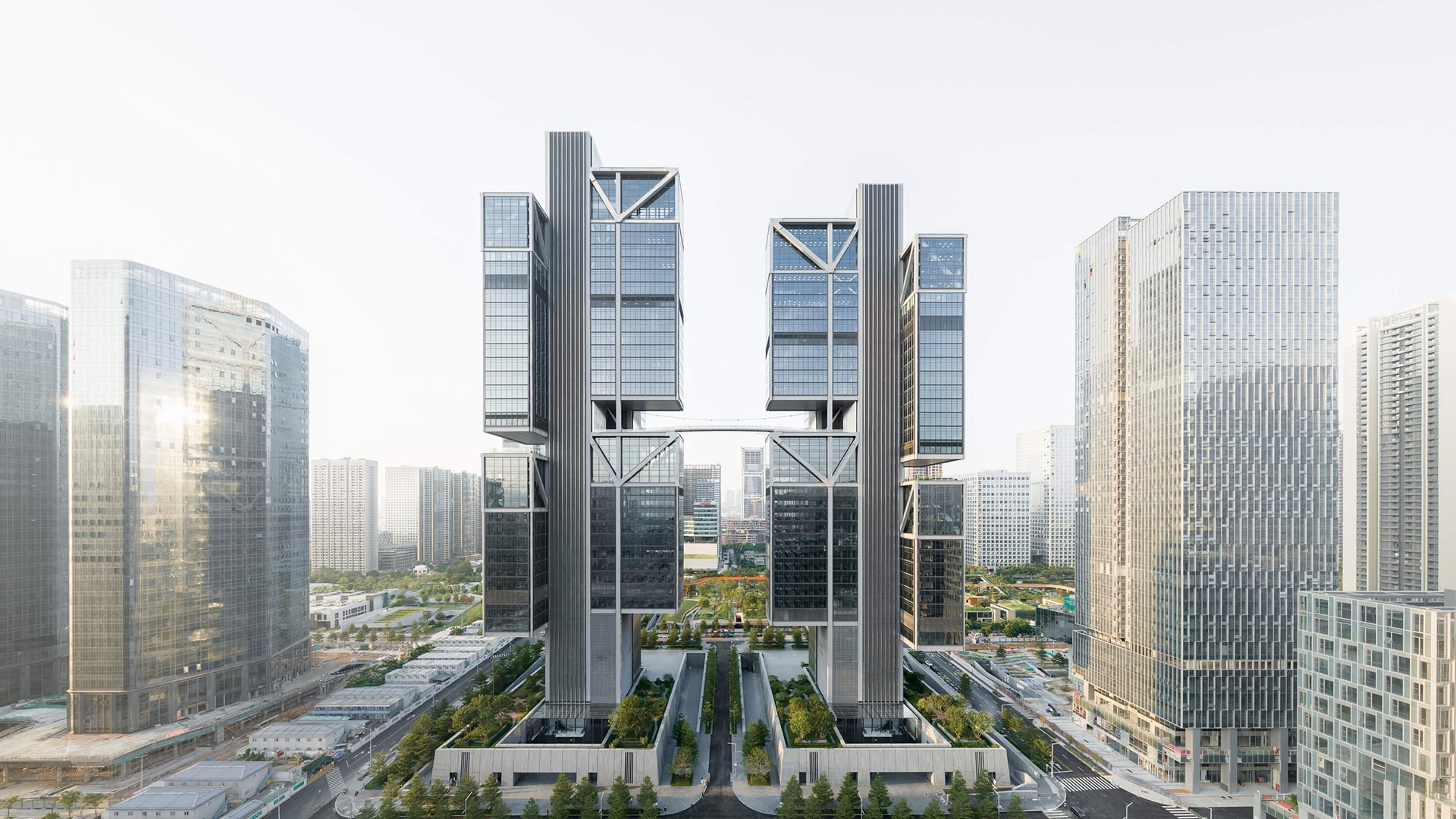 Photo shows DJI’s Sky City headquarters in Xili, Shenzhen.