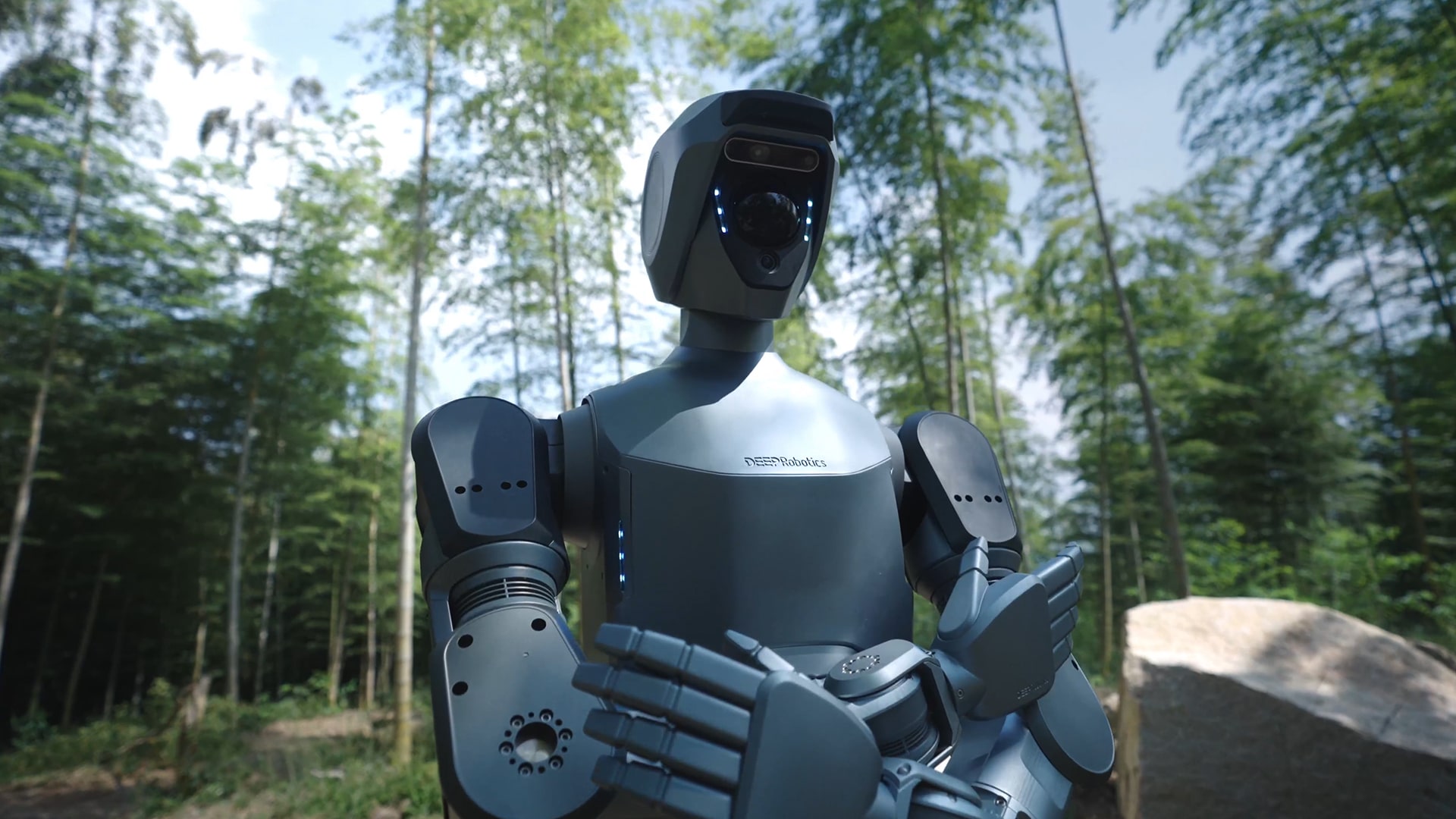 Image of the DR02 humanoid robot.