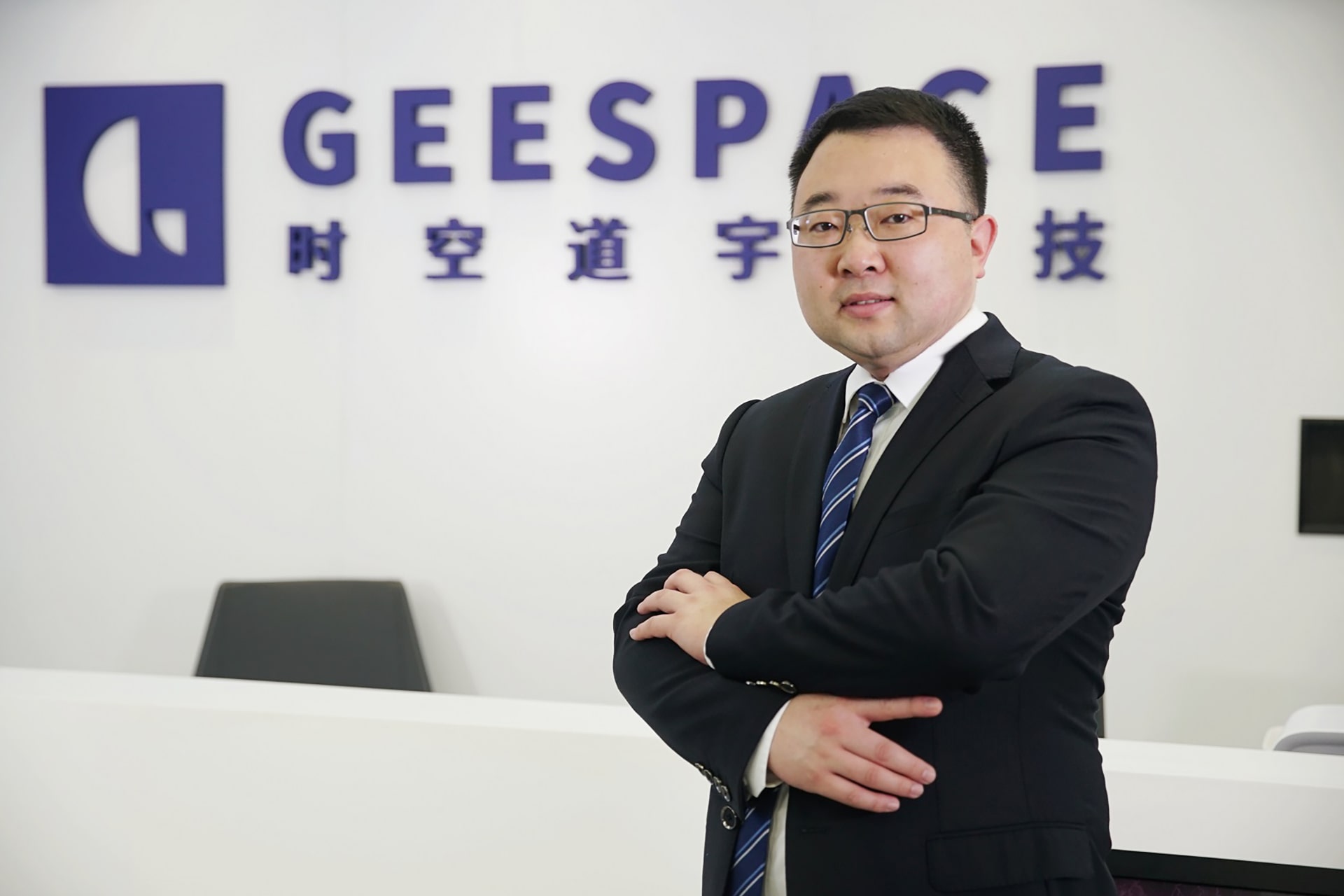 Photo of Tony Wang, founder and CEO of Geespace.
