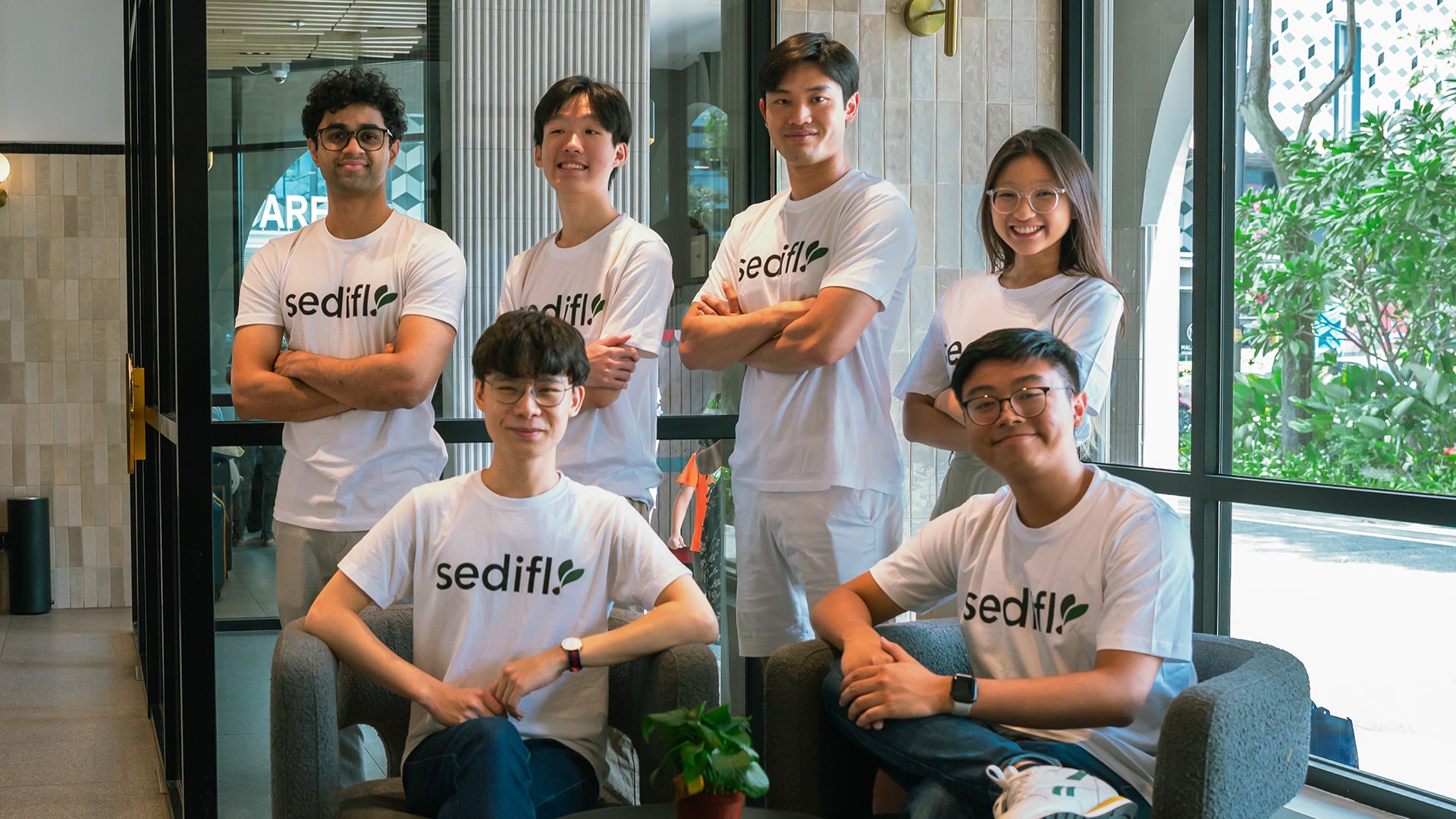 Photo of Sedifly’s team.