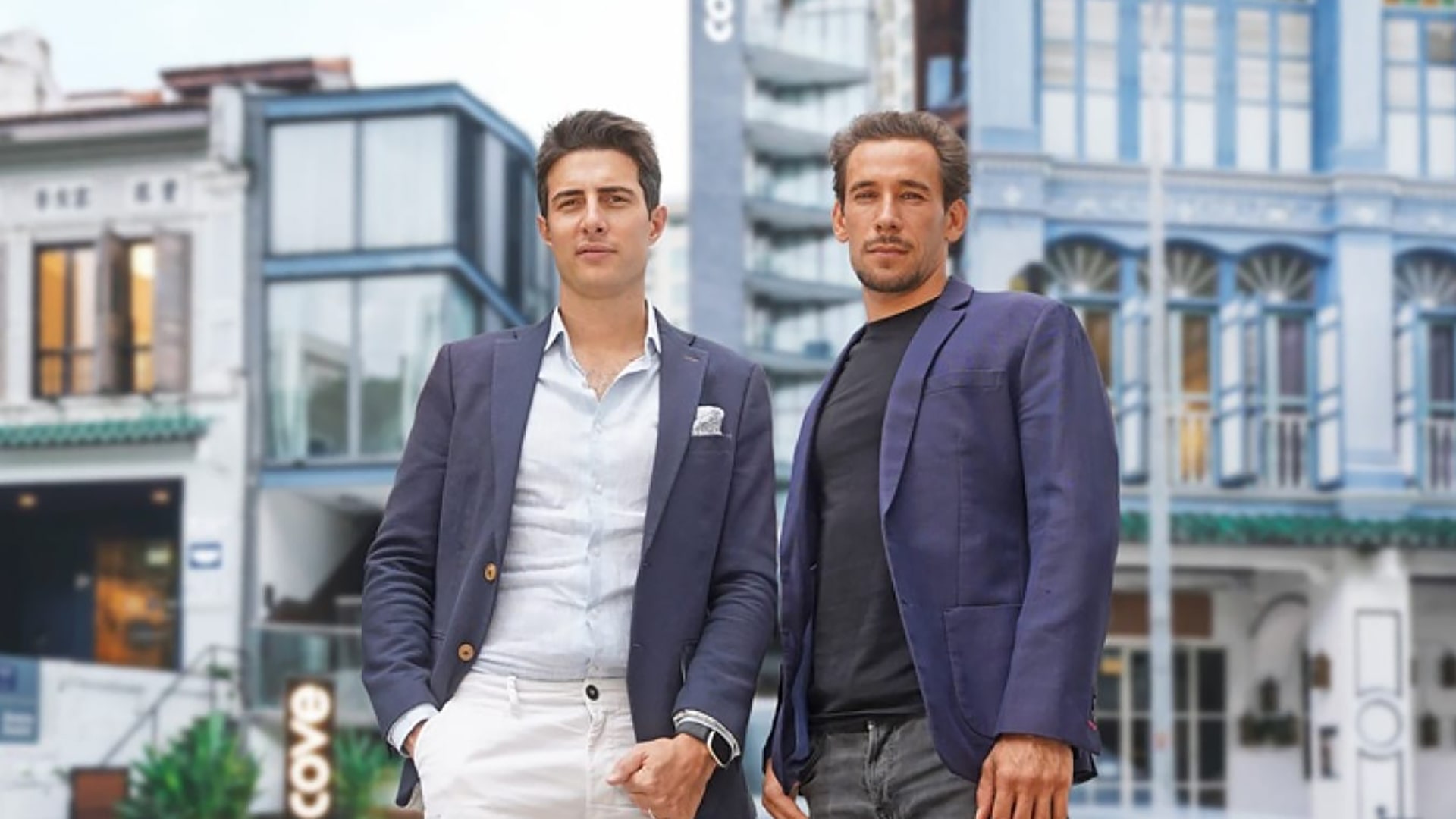 Photo of Luca Bregoli and Guillaume Castagne, co-founders of Cove.