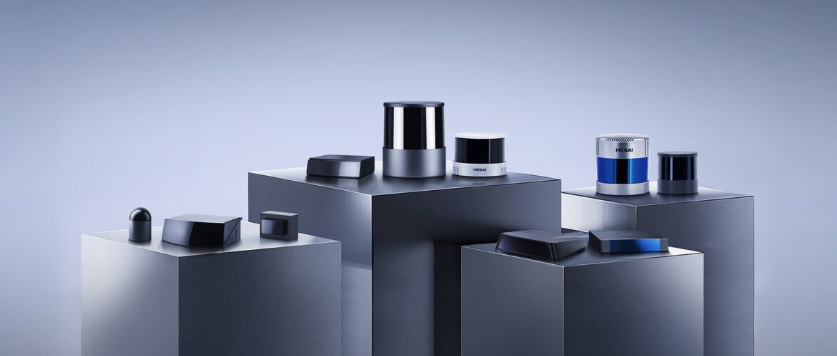 Hesai Technology's products. Image source: Hesai Technology.