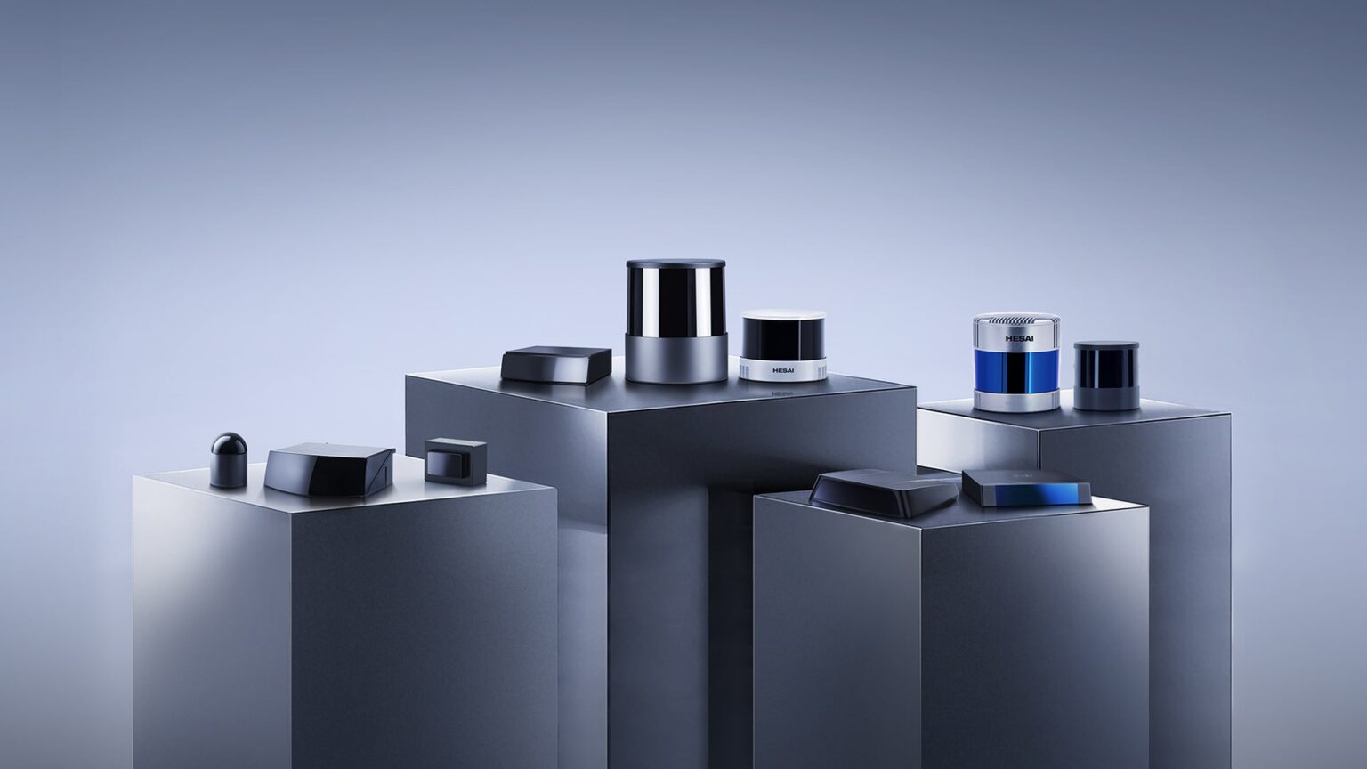 Hesai Technology's products. Image source: Hesai Technology.