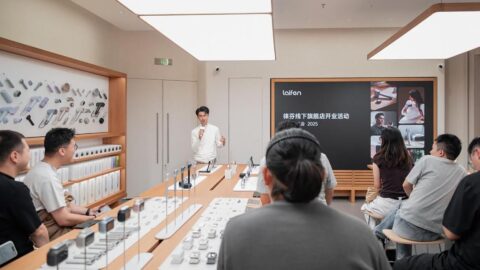 Laifen’s flagship store at Coco Park in Shenzhen during its official opening. Photo source: Laifen.
