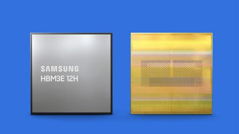 Image of Samsung's HBM3E chip. Image courtesy of Samsung.