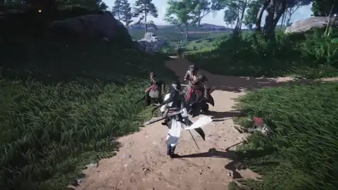 Stitched in-game clips showing the combat mechanics of Where Winds Meet.