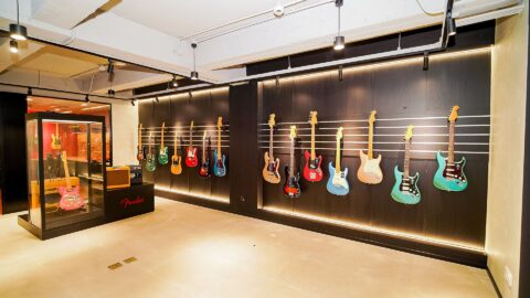 Fender’s first location in Shanghai. Photo source: Fender.